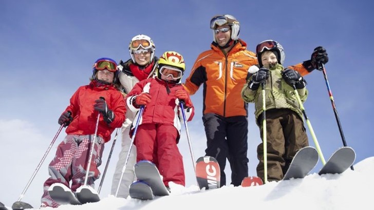 obiteljsko skijanje